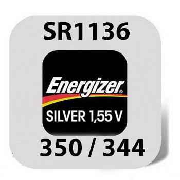 Energizer Uhrenbatterie 344 AgO 1,55V - SR1136SW 10-er Pack
